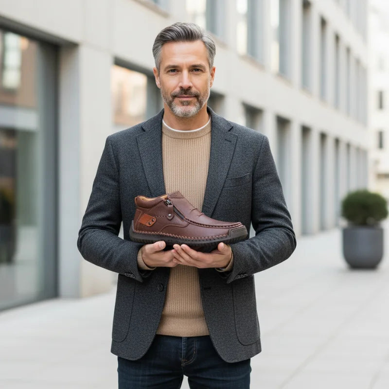 Handcrafted Leather Shoes Combining Comfort and Character - BARTON™