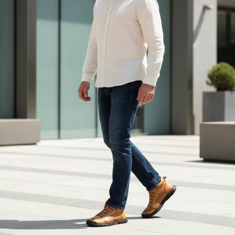Elegant Leather Shoes for Men • Salkin™
